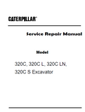 Caterpillar Cat 320C L Excavator (Prefix BDE) Service Repair Manual (BDE00001 and up)