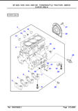 Massey Ferguson MF 3425 VSF POWERSHUTTLE TRACTORS Parts Catalogue Manual