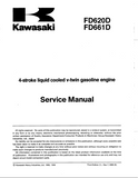 Kawasaki FD620D 4-Stroke Liquid-Cooled V-Twin Gasoline Engine Service Repair Manual