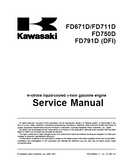 Kawasaki FD671D (DFI) 4-Stroke Liquid-Cooled V-Twin Gasoline Engine Service Repair Manual