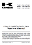 Kawasaki FS730V 4-Stroke Air-Cooled V-Twin Gasoline Engine Service Repair Manual