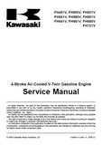 Kawasaki FH721V 4-Stroke Air-Cooled V-Twin Gasoline Engine Service Repair Manual