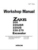 Hitachi Zaxis 280LCN Excavator Service Repair Manual