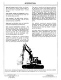 Hitachi EX400LC-3 Excavator operator’s manual Serial No. 05483 and up
