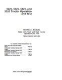 John Deere 5520 Tractor operator’s manual