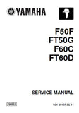 YAMAHA OUTBOARD FT60DET Service Repair Manual SN1000001