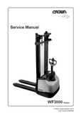 Crown WF3000 Series Forklift Service Repair Manual