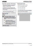 Crown WP2000 Series Pallet Truck Parts Catalogue Manual