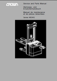 Crown WE2000 Series Forklift Service Repair Manual