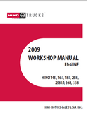 2009 HINO 338 series Truck Service Repair Manual