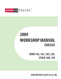 2009 HINO 268 series Truck Service Repair Manual