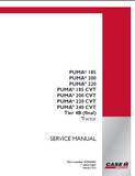 CASE IH PUMA 220 CVT Tier 4B (final) Tractor Service Repair Manual