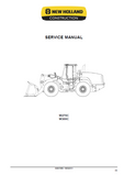 New Holland W270C Tier 4 Wheel Loader Service Repair Manual