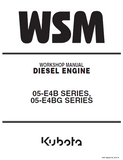 KUBOTA D1005-E4B Diesel Engine Service Repair Manual
