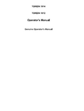 CLAAS TORION 1914 (Type K59) Wheel Loader Operator manual
