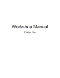 Hitachi EX40U Mini Excavator Service Repair Manual