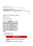 Caterpillar Cat 740C Ejector Articulated Truck (Prefix TFN) Service Repair Manual (TFN00001 and up)