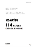 Komatsu SAA6D114E-2 Diesel Engine Service Repair Manual