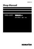 Komatsu WA50-6 Wheel Loader Service Repair Manual (SN: 60001 and up)