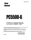 Komatsu PC5500-6 Hydraulic Mining Shovel Service Repair Manual (SN: 15022)