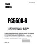 Komatsu PC5500-6 Hydraulic Mining Shovel Service Repair Manual (SN: 15023)