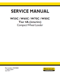 New Holland W70C Tier 4A (interim) Compact Wheel Loader Service Repair Manual