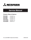 MITSUBISHI FD150AN FORKLIFT TRUCKS Service Repair Manual SN：F24B-60011-UP