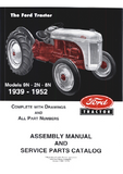1947 Ford 9N 2N 8N Tractor Illustrated Master Parts Catalogue Manual