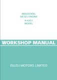 JCB Isuzu Engine A-4JG1 Service Repair Manual