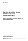 JCB Diesel 1000 Series Engine Model AR Service Repair Manual