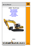 JCB JS290 - Tier III Auto Tracked Excavator Service Repair Manual SN: 01421200 to 01421599