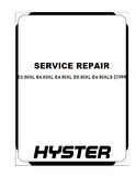 Hyster C098 (E4.50XL Europe) Forklift Service Repair Manual