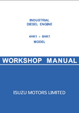 JCB Isuzu Engine 4HK1-6HK1 Service Repair Manual