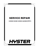 Hyster D001 (H25XM) Forklift Service Repair Manual