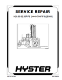 Hyster E008 (H550FS) Forklift Service Repair Manual