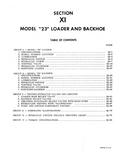 CASE 23 Loader and Backhoe Service Repair Manual