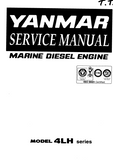 Yanmar 4LH-HTE Series Marine Diesel Engine Service Repair Manual