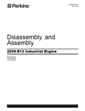 PERKINS 2200 SERIES 2206-E13 INDUSTRIAL ENGINE（Model TGF）Service Repair Manual