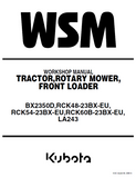 Kubota RCK48-23BX-EU Tractor Service Repair Manual