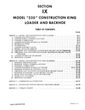 CASE 530 Loader Backhoe Service Repair Manual