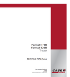CASE IH Farmall 110U Tractor Service Repair Manual (HLRFU120CGLP03805 AND UP)