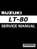 1988 Suzuki LT80J Quad Runner Service Repair Manual
