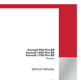 CASE IH Farmall 105U Pro EP Tractor Service Repair Manual