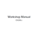 Hitachi EX200-2 Excavator Service Repair Manual