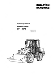 Komatsu 20F Wheel Loader Service Repair Manual