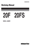 Komatsu 20FS Wheel Loader Service Repair Manual