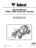BOBCAT T2556 TELESCOPIC HANDLER Service Repair Manual SN：A8FR11001 and Above