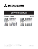 MITSUBISHI FG25N FORKLIFT TRUCKS Service Repair Manual SN：EF17DL-50001-UP