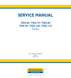 New Holland TD5.75 Tractor Service Repair Manual