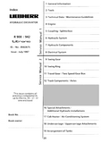Liebherr R922 Litronic Hydraulic Excavator Service Repair Manual